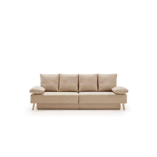 Chaise longue Signature, sofá-cama conversível bege