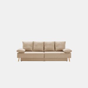 Chaise longue Signature, sofá-cama conversível bege