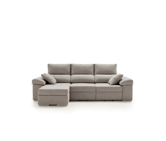 Sofa chaiselongue arcon armonia premium gris izquierda