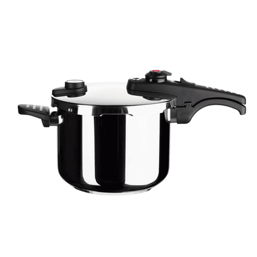 G-SOLA Panela de pressão 6u202FL u2013 Aço inoxidável 1810, tripla segurança, níveis rápido e super rápido, compatível com indução e lava-louças, inclui livro de receitas David de Jorge G-SOLA Panela de pressão 6u202FL u2013 Aço inoxidável 1810, tripla segurança, níveis rápido e super rápido, compatível com indução e lava-louças, inclui livro de receitas David de Jorge