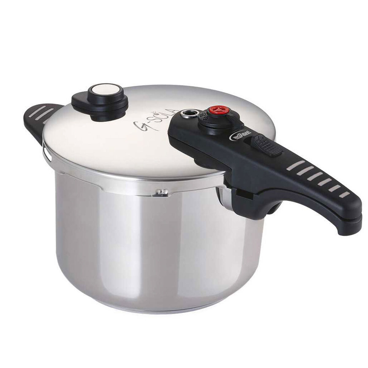 Olla a presión, Acero inoxidable 18/10, triple seguridad