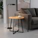 Max Home Mesa auxiliar con revistero 40x40 Max Home Mesa auxiliar con revistero 40x40 Madera
