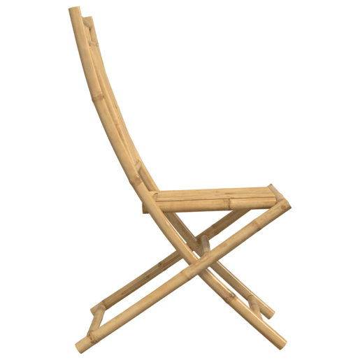 Cadeiras de jardim - Cadeiras de exterior dobráveis 8 pcs 46x66x99 cm bambu