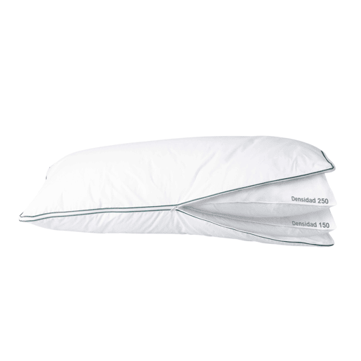 Travesseiro Ergocombi de 150 cm em algodão, firmeza ajustável, 2 camadas de enchimento Ergoflakes, zíper em 3 lados, branco