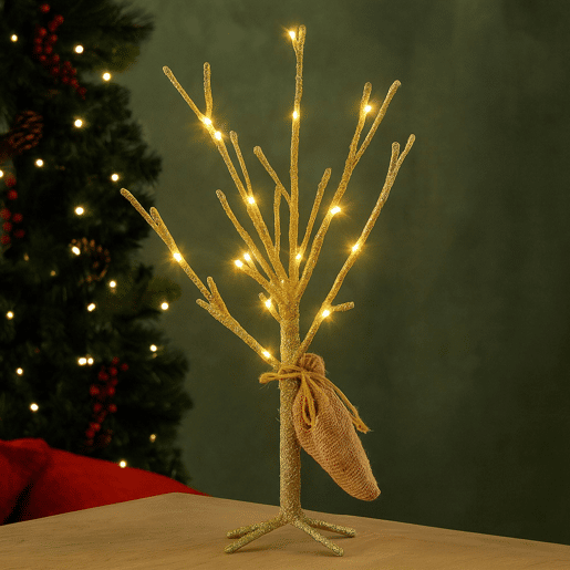 Bem, decoração para casa, formato de árvore, 30 luzes LED