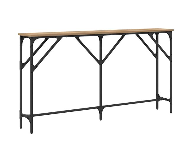 Mesa consola roble artisan 140 x 23 x 75 cm