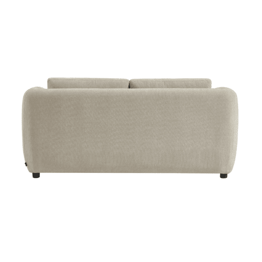 Sofá-cama conversível tecido chenille, 2 lugares, Twist, Cinza Claro, 170x95x76 cm