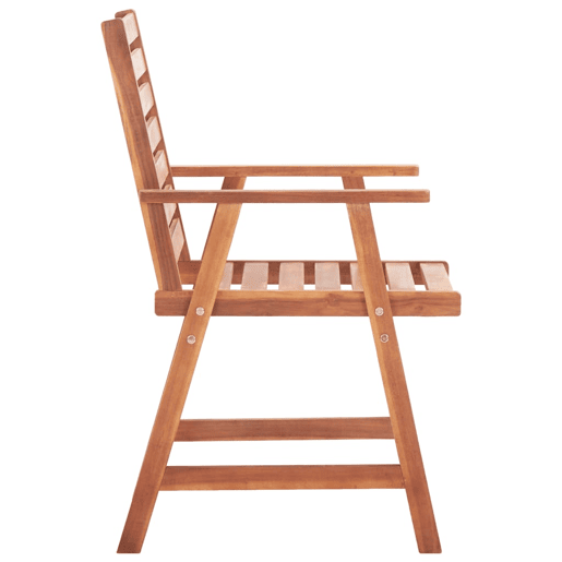 Cadeiras jantar p jardim - Cadeiras exterior 6 pcs madeira de acácia maciça