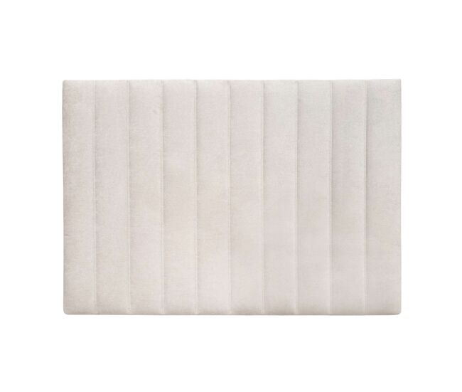 Cabecero de cama 165 cm bursa dormitorio beige moderno tapizado tejido poliéster no desenfundable material poliéster 165x120x8 cm