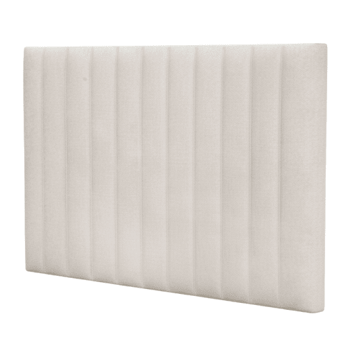 Cabeceira de cama Bursa de 165 cm, bege, moderna, estofada em tecido de poliéster não removível, 165 x 120 x 8 cm
