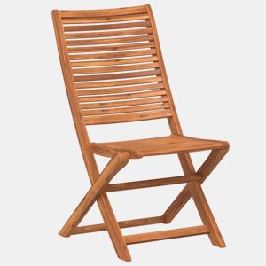 Cadeiras de jardim - Cadeiras de exterior dobráveis 4 pcs madeira acácia maciça