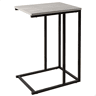 Max Home Mesa de apoio para sofá efeito cimento 40x30x59 cm