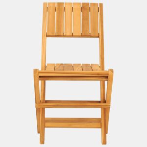 Cadeiras de jardim - Cadeiras de exterior dobráveis 8 pcs 47x62x90 cm teca maciça