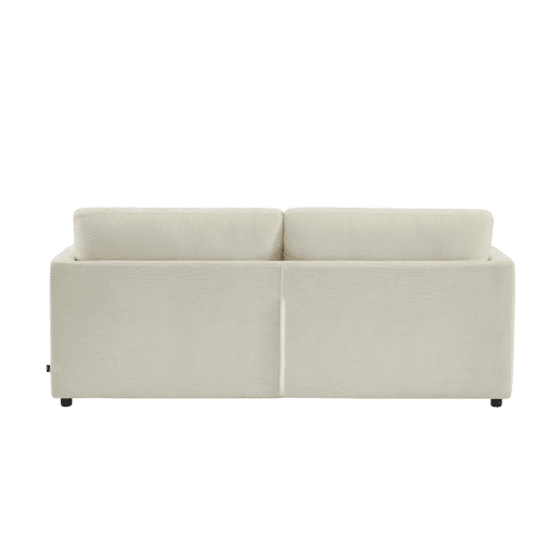 Sofá capa removível tecido 2 lugares, Neo, Branco, 198x88x85 cm