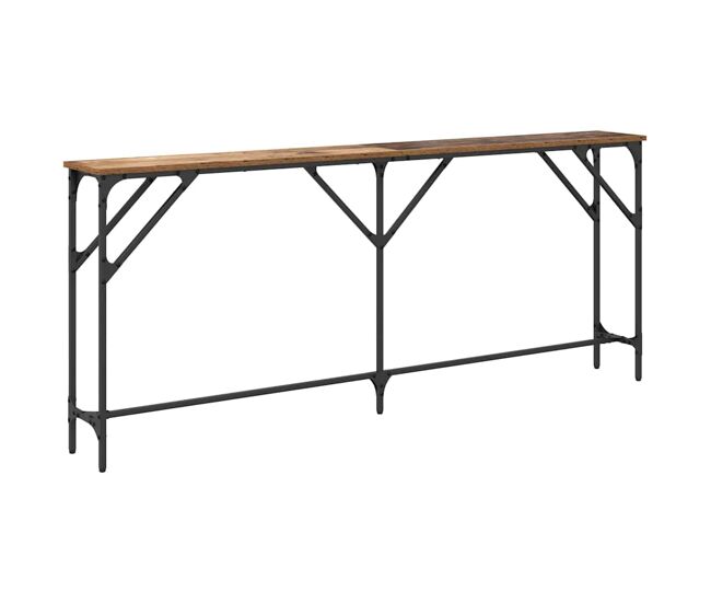 Mesa consola madera vieja 180 x 23 x 75 cm