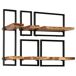 Estante de pared piezas mueble mueble de diseño Estante de pared piezas mueble mueble de diseño Gris
