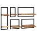 Estante de pared piezas mueble mueble de diseño Estante de pared piezas mueble mueble de diseño Gris