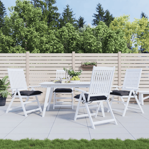 Almofadões de cadeira - Almofadas de exterior 4 pcs 50x50x7 cm tecido oxford antracite