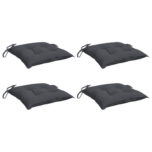 Almofadões de cadeira - Almofadas de exterior 4 pcs 50x50x7 cm tecido oxford antracite