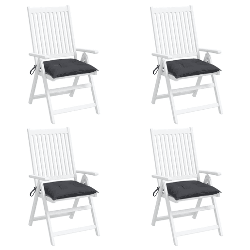 Almofadões de cadeira - Almofadas de exterior 4 pcs 50x50x7 cm tecido oxford antracite