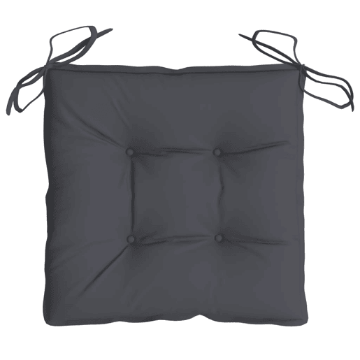 Almofadões de cadeira - Almofadas de exterior 4 pcs 50x50x7 cm tecido oxford antracite