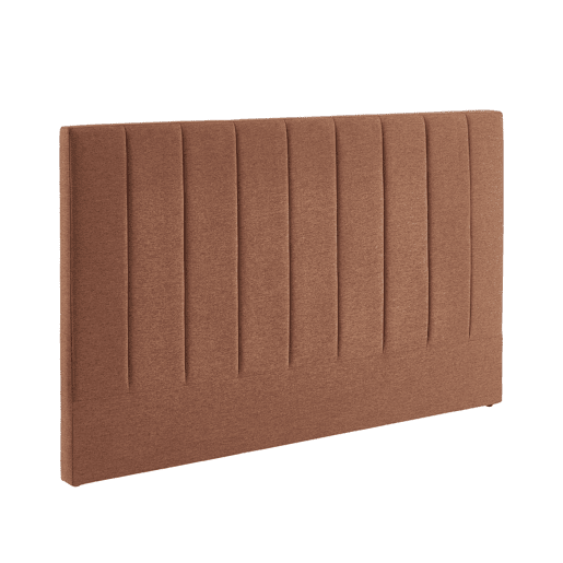 Cabeceira para cama casal revestimento tecido, 160cm, Cole, Camel, 170x8x105 cm