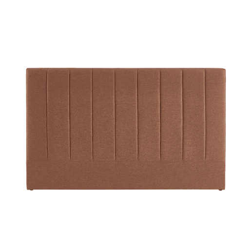 Cabeceira para cama casal revestimento tecido, 160cm, Cole, Camel, 170x8x105 cm