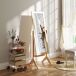 Espejo Cuerpo Entero MDF, Vidrio HOMCOM, hogar - decoración Espejo Cuerpo Entero MDF, Vidrio HOMCOM, hogar - decoración Marrón