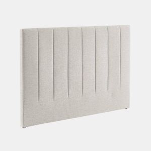 Cabeceira para cama de casal revestimento em tecido, 140cm, Cole, Cinza Claro, 150x8x105 cm