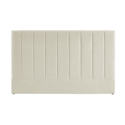 Cabeceira para cama casal revestimento tecido, 160cm, Cole, Beige, 170x8x105 cm