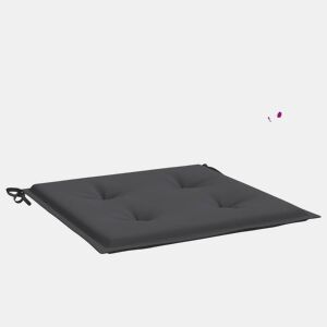 Almofadões p cadeiras jardim - Almofadas de exterior 4pcs 40x40x3 cm oxford antracite