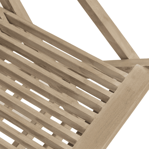 Cadeiras de jardim - Cadeiras de exterior dobráveis 6 pcs 56x61x89cm teca maciça cinza