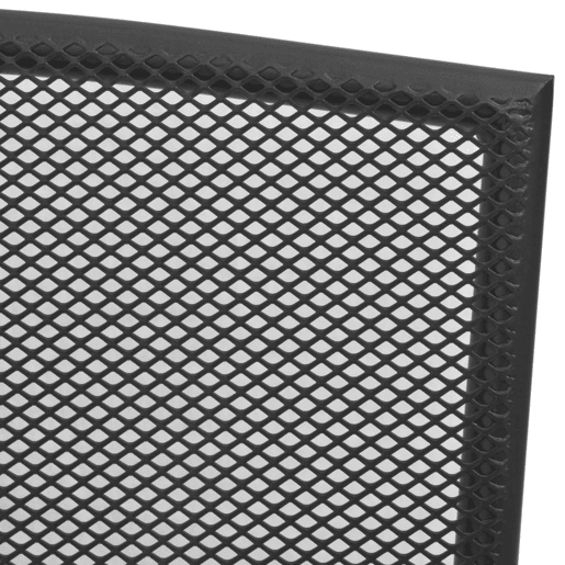 Cadeiras de jardim - Cadeiras de exterior design rede 4 pcs aço antracite