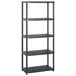 Estantería para libros con niveles cm plástico Estantería para libros con niveles cm plástico Negro