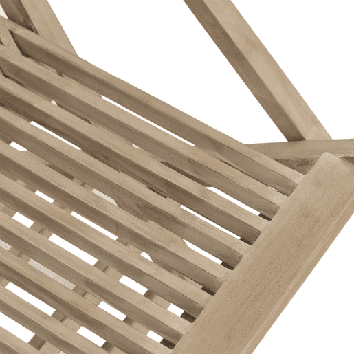 Cadeiras de jardim - Cadeiras de exterior dobráveis 4 pcs 56x61x89cm teca maciça cinza
