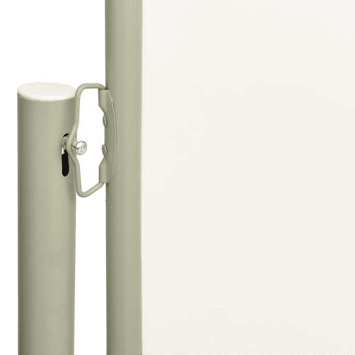 Tela de toldo cortina de privacidade lateral retrátil para pátio jardim terraço varanda tela de proteção visual 200 x 600 cm creme 02_0007364