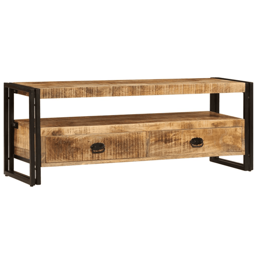 Móvel de TV Buffet de TV design prático 120 cm madeira de mangueira maciça 2502063