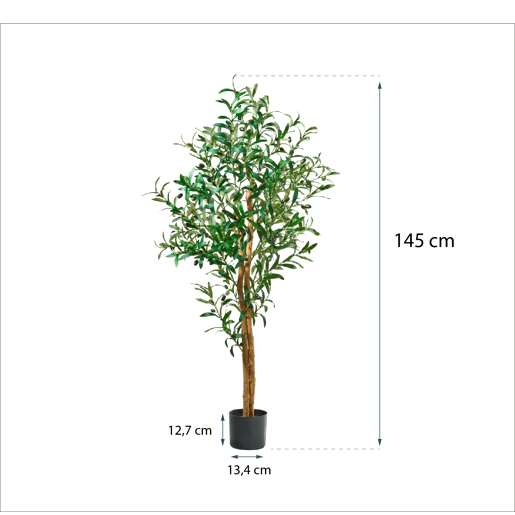 Planta artificial Sala de estar e jantar Verde 60x60x145 Olivo Muebles Bonitos