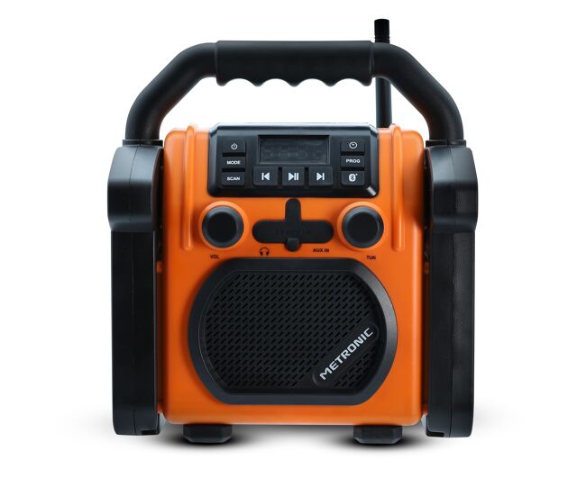 Radio fm metronic 477227 bluetooth 30w batería recargable ip54 powerbank