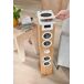 Torre de Sonido Bluetooth con Reproductor de CD Torre de Sonido Bluetooth con Reproductor de CD Blanco/ Madera
