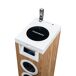 Torre de Sonido Bluetooth con Reproductor de CD Torre de Sonido Bluetooth con Reproductor de CD Blanco/ Madera