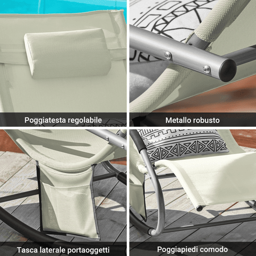 SoBuy, onde, móvel de jardim transat exterior, mesa móvel, OGS28-MIX2