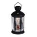Farol decorativo Navideño con escena interior y LED Farol decorativo Navideño con escena interior y LED Negro
