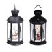 Farol decorativo Navideño con escena interior y LED Farol decorativo Navideño con escena interior y LED Negro