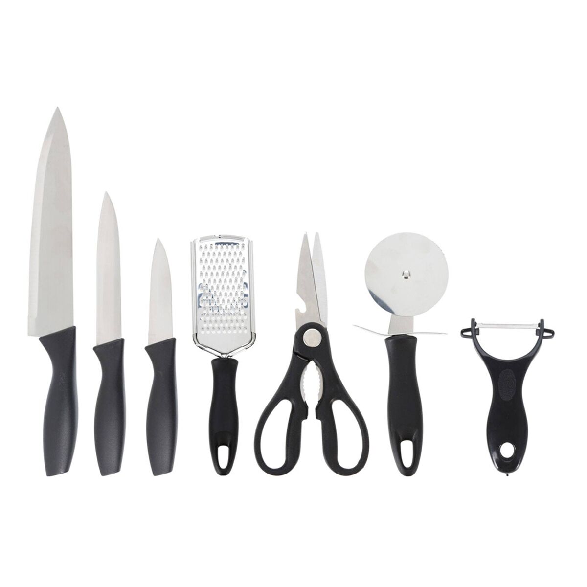 Juego de Cuchillos de cocina 7 Piezas en acero inoxidable