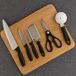 Juego de Cuchillos de cocina 7 Piezas en acero inoxidable Juego de Cuchillos de cocina 7 Piezas en acero inoxidable Negro
