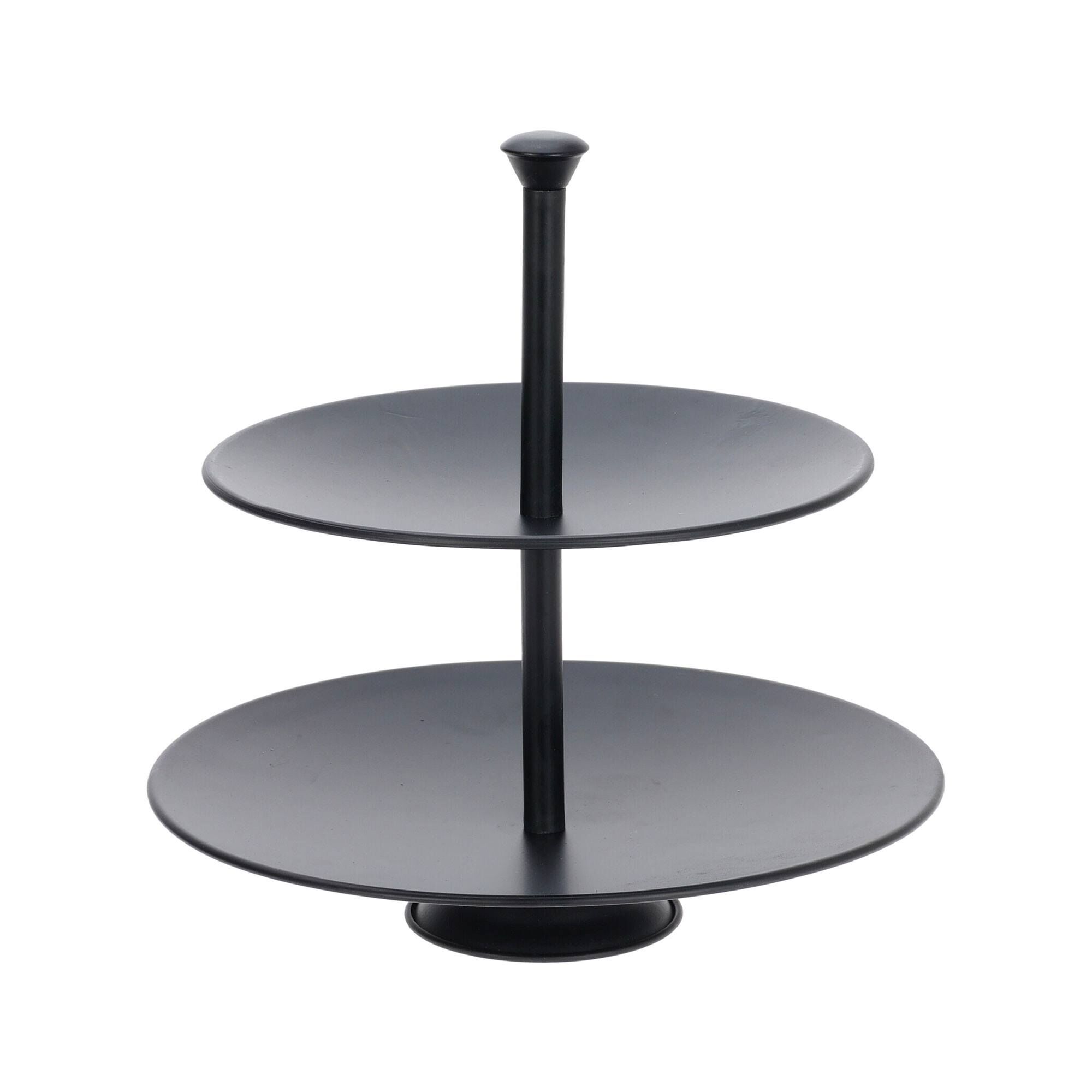 Bandeja de Servir de 2 Alturas en Acero al carbono