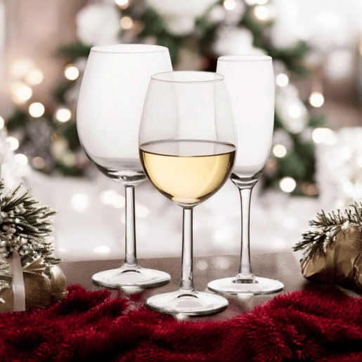 Conjunto Well Home com 18 taças de vinho e champanhe.
