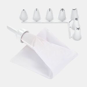Saco de confeitar com 8 bicos removíveis