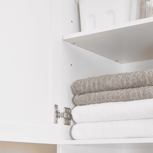 SoBuy BZR216-W Armário de casa de banho alto economizador de espaço com cesto de lavagem 45L - Coluna de casa de banho estreita 40x38x180cm com gaveta MDF, prateleira aberta e porta de armário para lavandaria ou casa de banho
